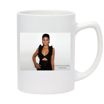 Emmanuelle Chriqui 14oz White Statesman Mug