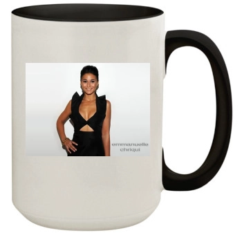 Emmanuelle Chriqui 15oz Colored Inner & Handle Mug