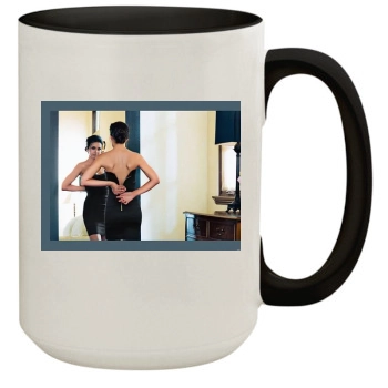 Emmanuelle Chriqui 15oz Colored Inner & Handle Mug