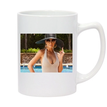 Emmanuelle Chriqui 14oz White Statesman Mug