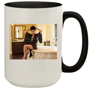 Emmanuelle Chriqui 15oz Colored Inner & Handle Mug