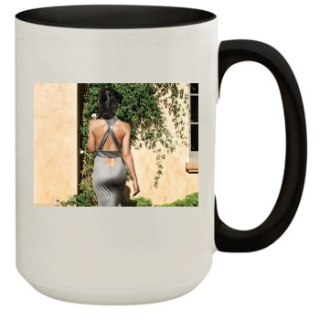 Emmanuelle Chriqui 15oz Colored Inner & Handle Mug