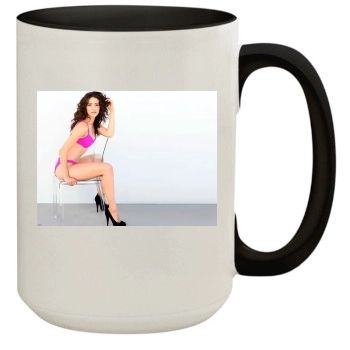 Emmy Rossum 15oz Colored Inner & Handle Mug