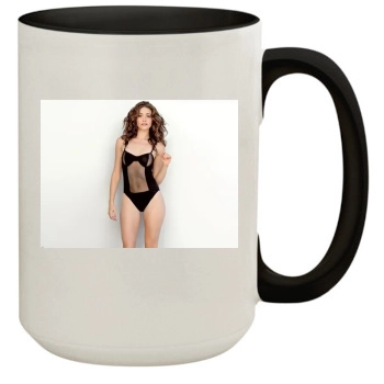 Emmy Rossum 15oz Colored Inner & Handle Mug