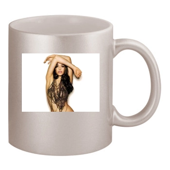 Emmy Rossum 11oz Metallic Silver Mug