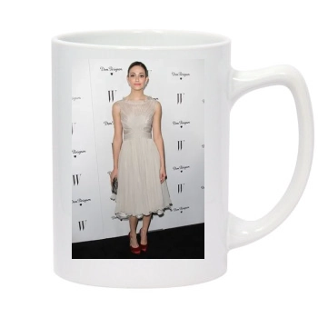 Emmy Rossum 14oz White Statesman Mug