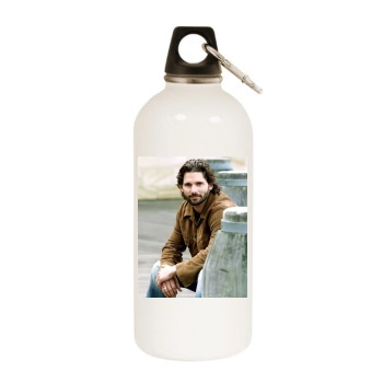 Eric Bana White Water Bottle With Carabiner