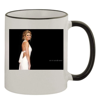 Erin Andrews 11oz Colored Rim & Handle Mug