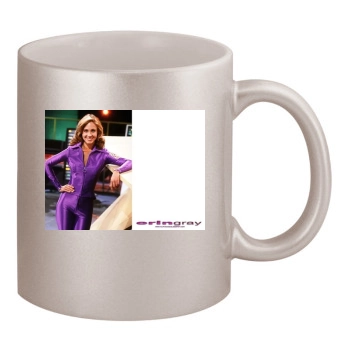 Erin Gray 11oz Metallic Silver Mug