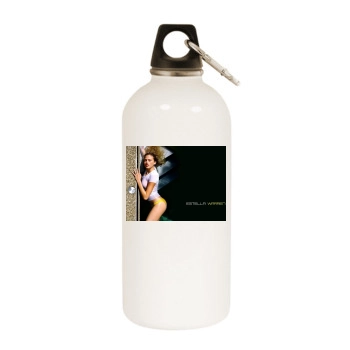 Estella Warren White Water Bottle With Carabiner