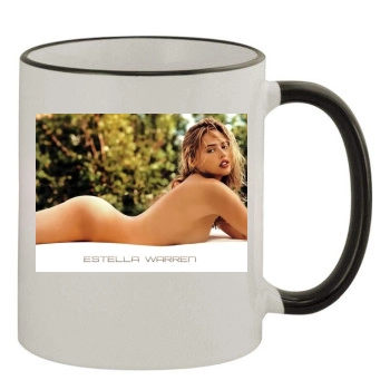 Estella Warren 11oz Colored Rim & Handle Mug