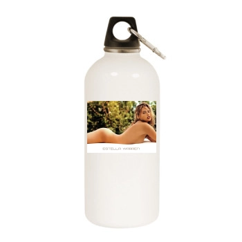 Estella Warren White Water Bottle With Carabiner