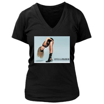 Estella Warren Women's Deep V-Neck TShirt