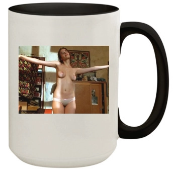 Eva Green 15oz Colored Inner & Handle Mug