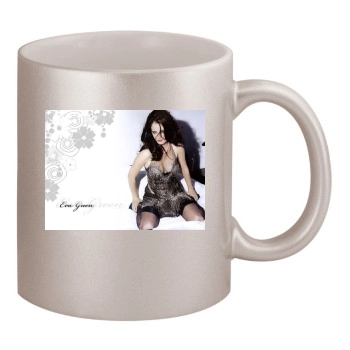 Eva Green 11oz Metallic Silver Mug