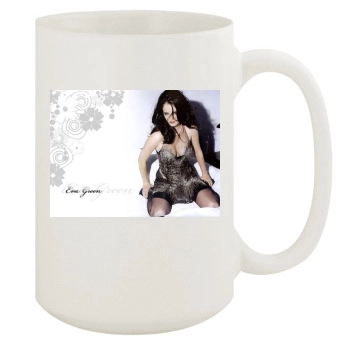 Eva Green 15oz White Mug