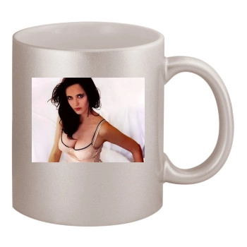 Eva Green 11oz Metallic Silver Mug