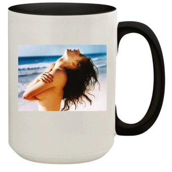 Eva Green 15oz Colored Inner & Handle Mug