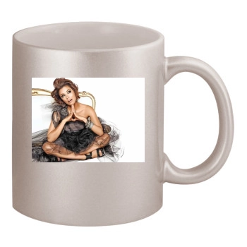 Eva Longoria 11oz Metallic Silver Mug