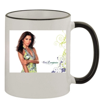 Eva Longoria 11oz Colored Rim & Handle Mug