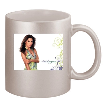 Eva Longoria 11oz Metallic Silver Mug