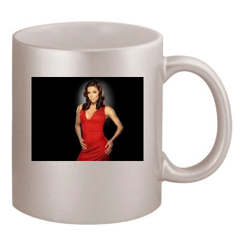 Eva Longoria 11oz Metallic Silver Mug