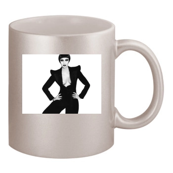 Eva Longoria 11oz Metallic Silver Mug