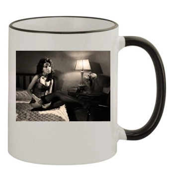 Eva Longoria 11oz Colored Rim & Handle Mug