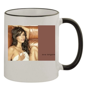 Eva Longoria 11oz Colored Rim & Handle Mug