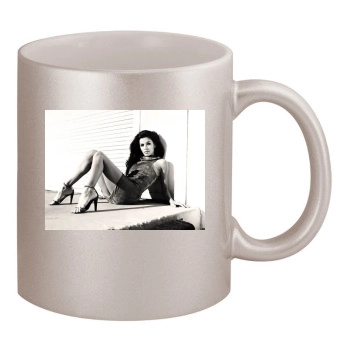 Eva Longoria 11oz Metallic Silver Mug