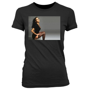 Eva Longoria Women's Junior Cut Crewneck T-Shirt