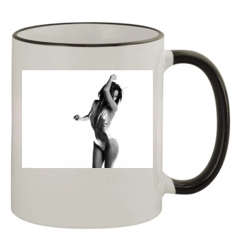 Eva Longoria 11oz Colored Rim & Handle Mug