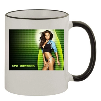 Eva Longoria 11oz Colored Rim & Handle Mug