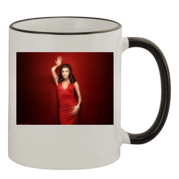 Eva Longoria 11oz Colored Rim & Handle Mug