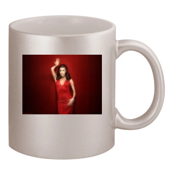 Eva Longoria 11oz Metallic Silver Mug