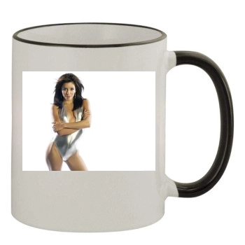 Eva Longoria 11oz Colored Rim & Handle Mug