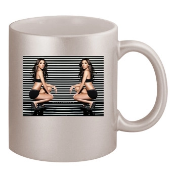 Eva Longoria 11oz Metallic Silver Mug