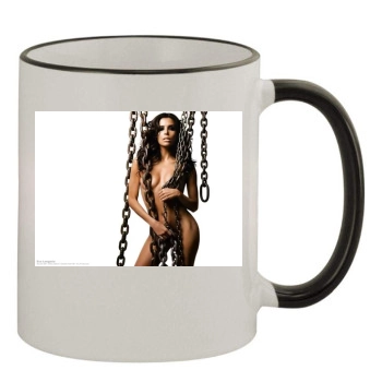 Eva Longoria 11oz Colored Rim & Handle Mug