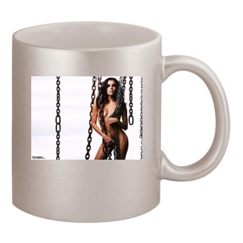 Eva Longoria 11oz Metallic Silver Mug