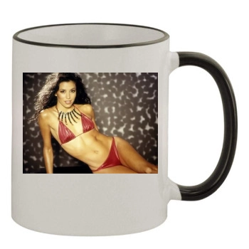 Eva Longoria 11oz Colored Rim & Handle Mug