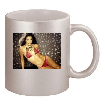 Eva Longoria 11oz Metallic Silver Mug