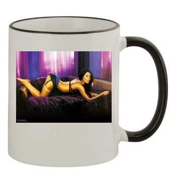 Eva Longoria 11oz Colored Rim & Handle Mug