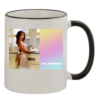 Eva Longoria 11oz Colored Rim & Handle Mug