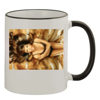 Eva Longoria 11oz Colored Rim & Handle Mug