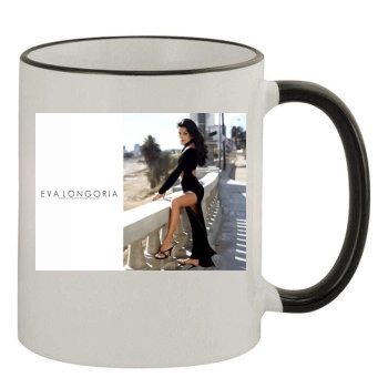 Eva Longoria 11oz Colored Rim & Handle Mug