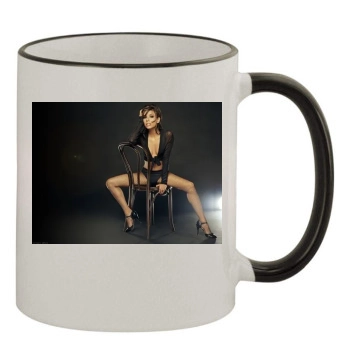 Eva Longoria 11oz Colored Rim & Handle Mug