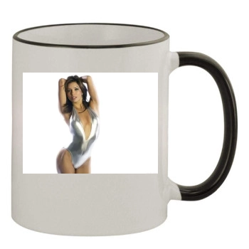 Eva Longoria 11oz Colored Rim & Handle Mug