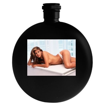 Eva Mendes Round Flask