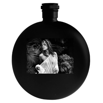 Eva Mendes Round Flask