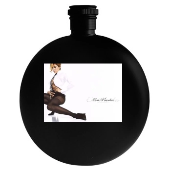 Eva Mendes Round Flask